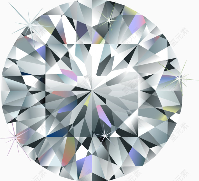 钻石装饰元素