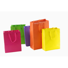 五颜六色的购物袋