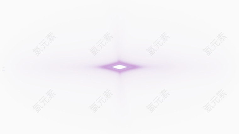 紫色清新光芒效果元素