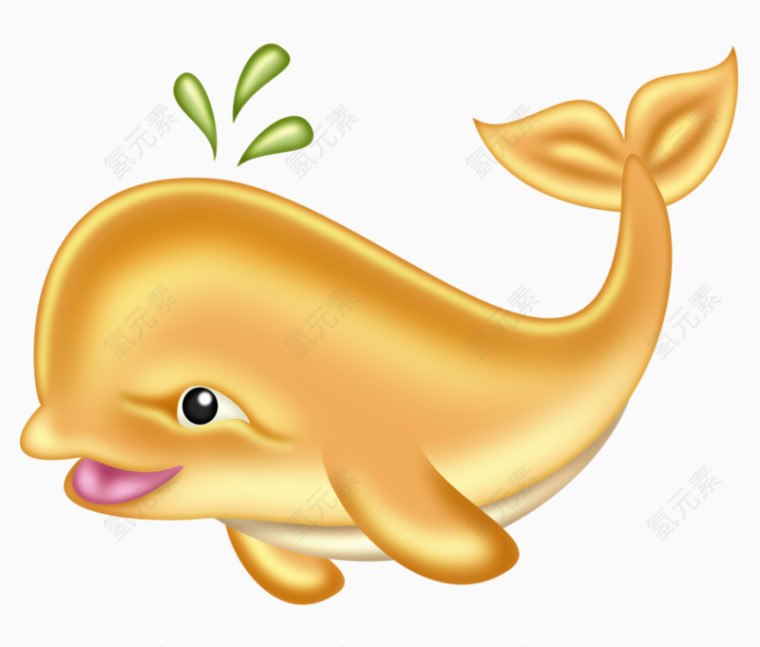 黄色小海豚