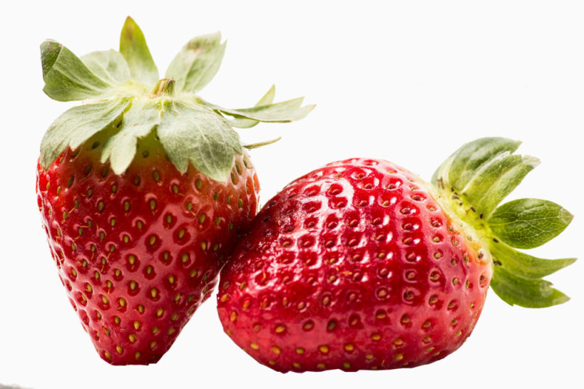 两个鲜红的草莓下载