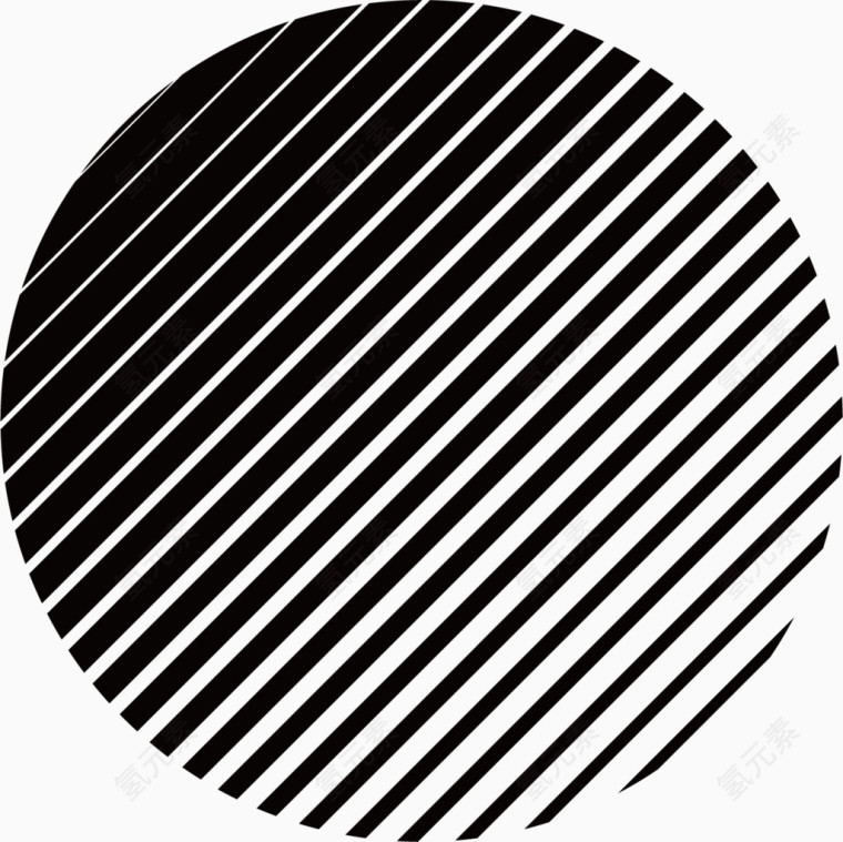线条黑色虚线圆圈素材