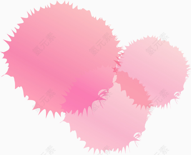 矢量粉色圈圈