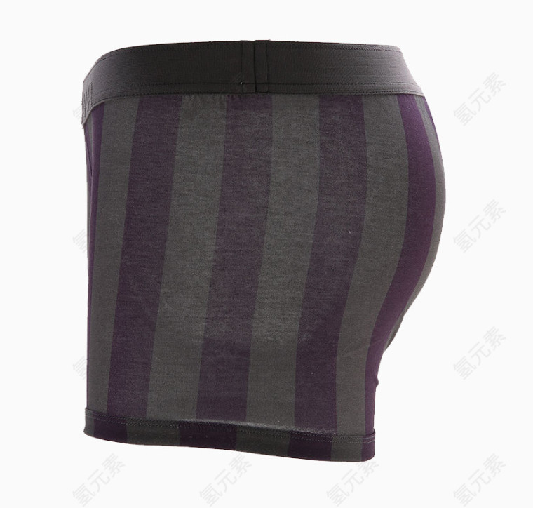 杜嘉班纳紫色线条平角内裤侧面