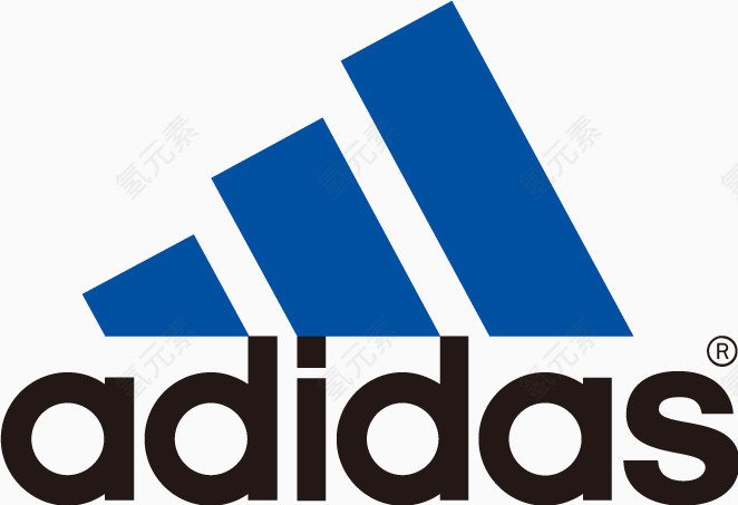 adidas标志设计矢量