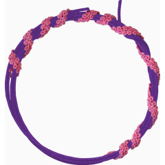 漂亮创意紫色圆环