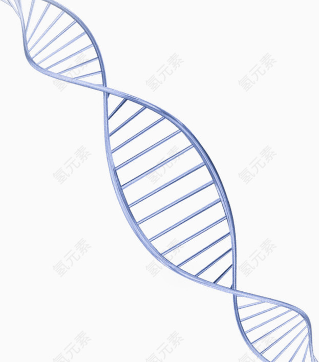 蓝色简约DNA装饰图案