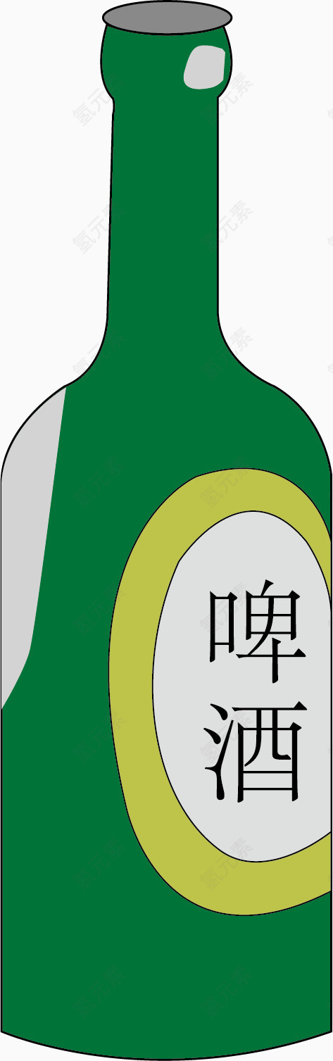 啤酒png矢量素材