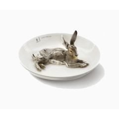 创意陶瓷碗里的动物手绘艺术