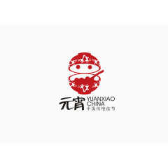 元宵节LOGO图标矢量