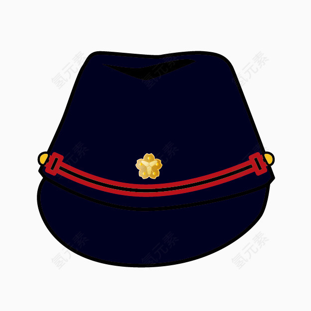 卡通警察帽子