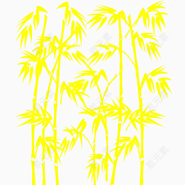 黄色竹子