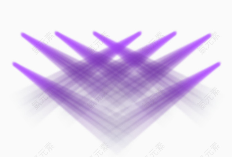 紫色交叉婚礼灯光