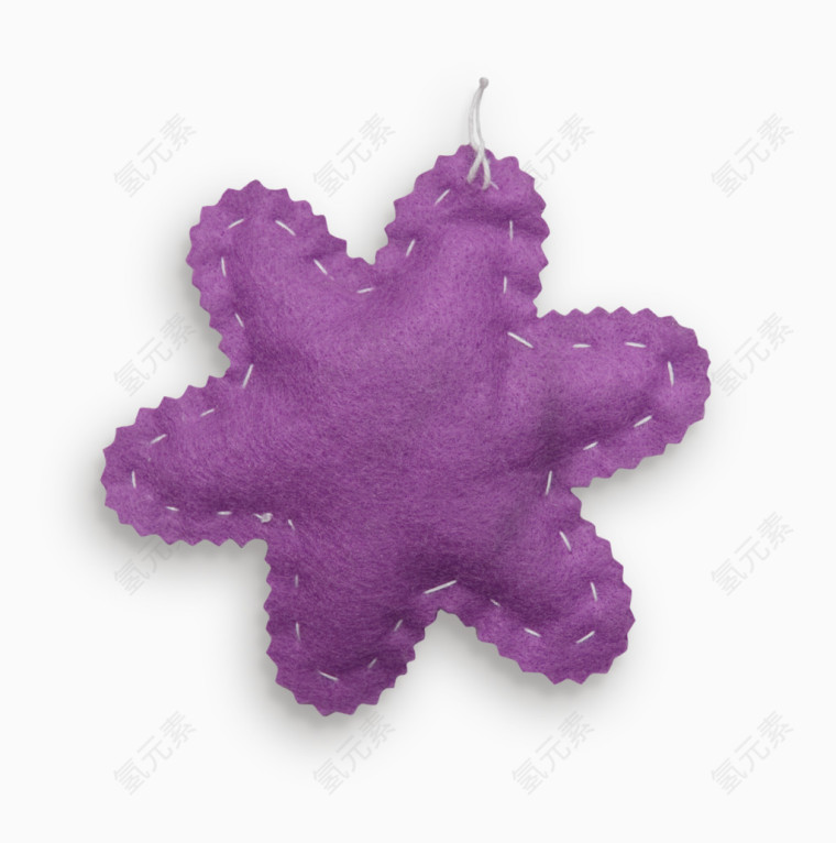 紫色漂亮手工星星