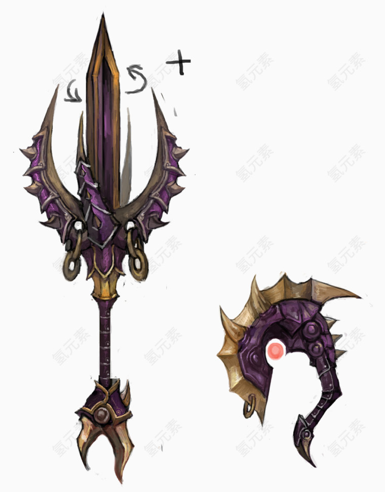 紫色利剑