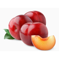 新鲜桃子水果素材