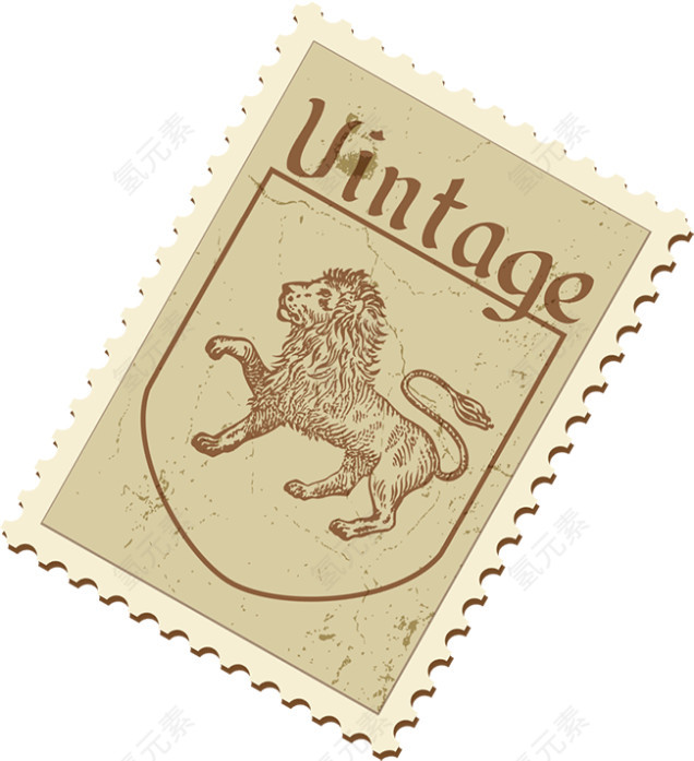 好看的小鸟水墨画图片 狮子邮票