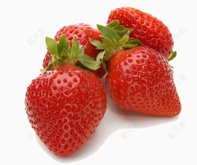 4颗草莓