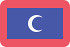 马尔代夫195平的标志PSD图标