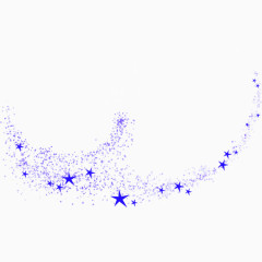 漂浮星星波点装饰