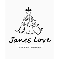 婚纱礼服LOGO矢量