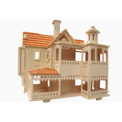 木制的建筑模型