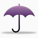 紫色小雨伞图标