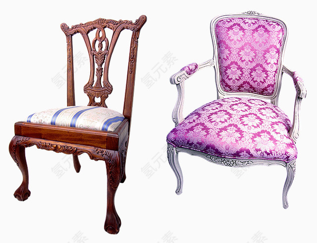 两把椅子实物图
