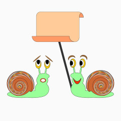 两只蜗牛