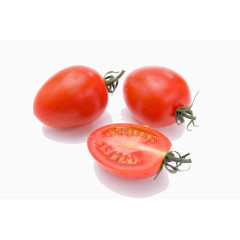 剖面新鲜的小番茄