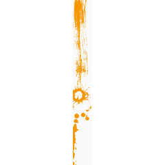 橘黄色油漆矢量图