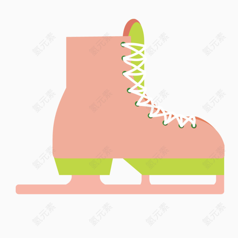 矢量溜冰鞋旱冰鞋