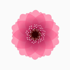 粉红色抽象花