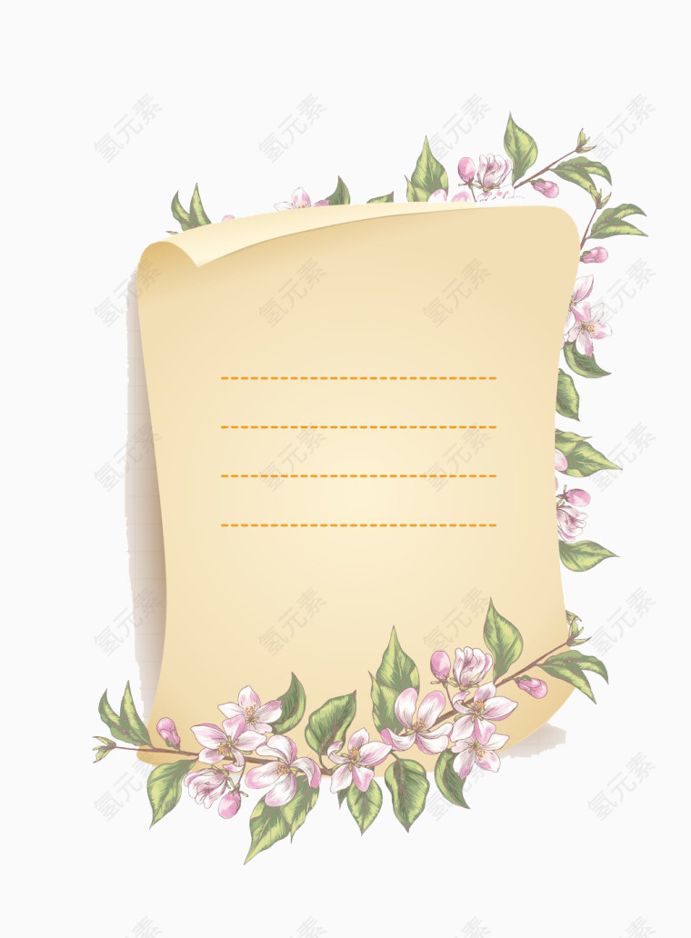 紫花信纸