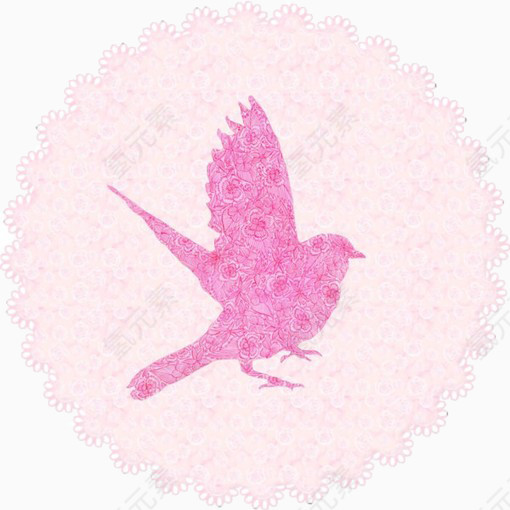 粉红色鸽子