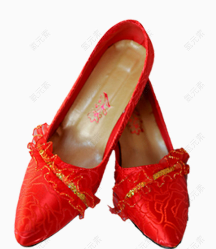 婚假红鞋