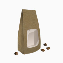 咖啡豆包装矢量