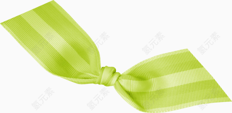 绿色丝带蝴蝶结