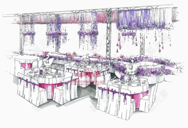 紫色餐厅