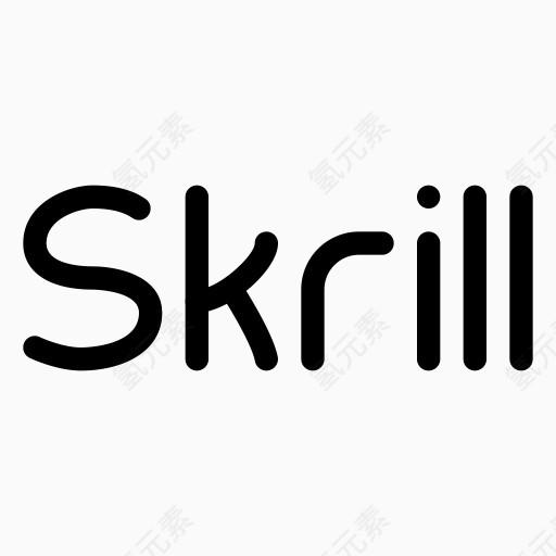布克斯酒庄线图标标志钱Skrill标志