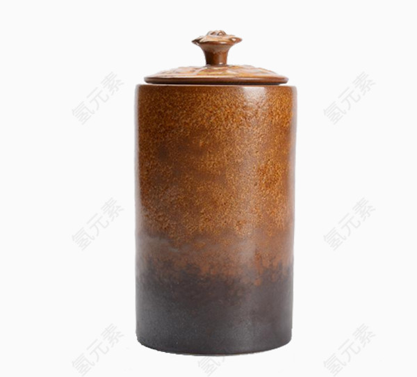 窑变陶瓷普洱密封罐