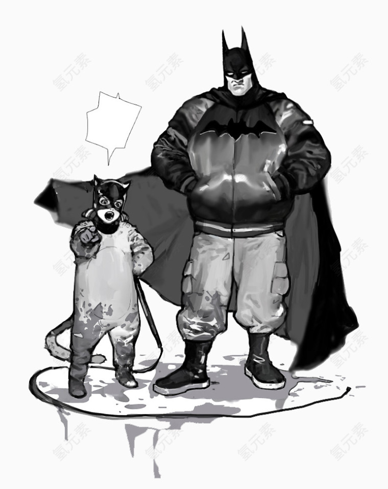蝙蝠侠和儿子