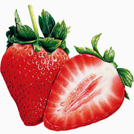 水果产品实物草莓