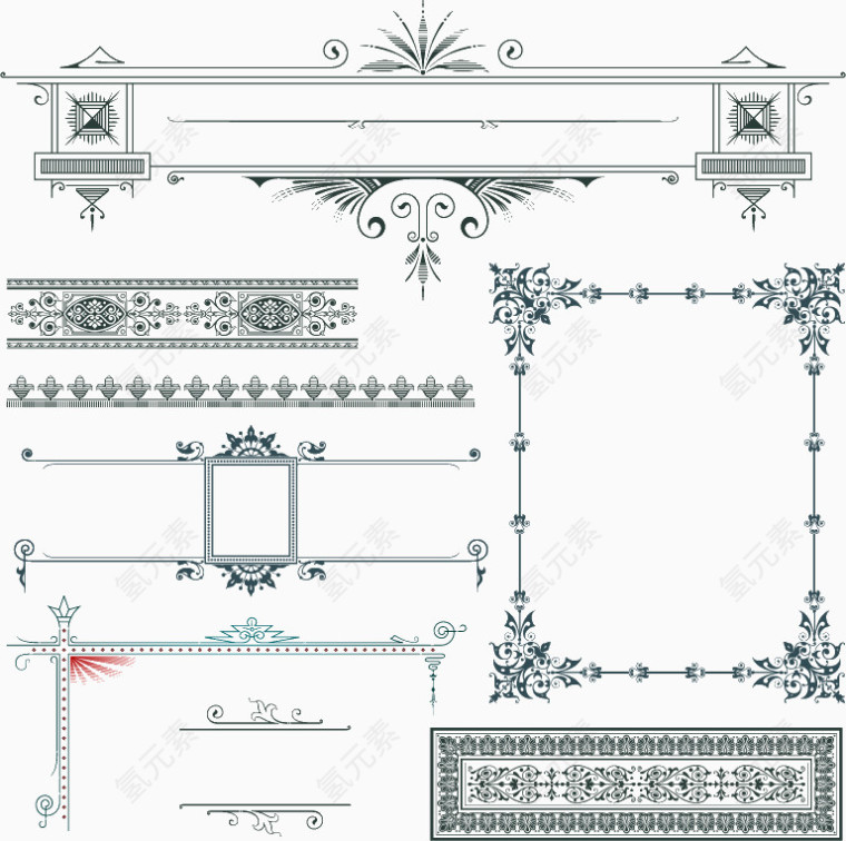 各类边框装饰