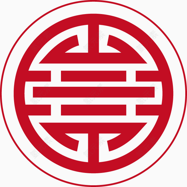 花纹福字