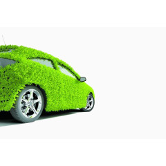 绿化汽车元素