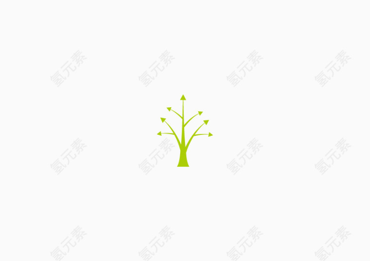 绿色树枝