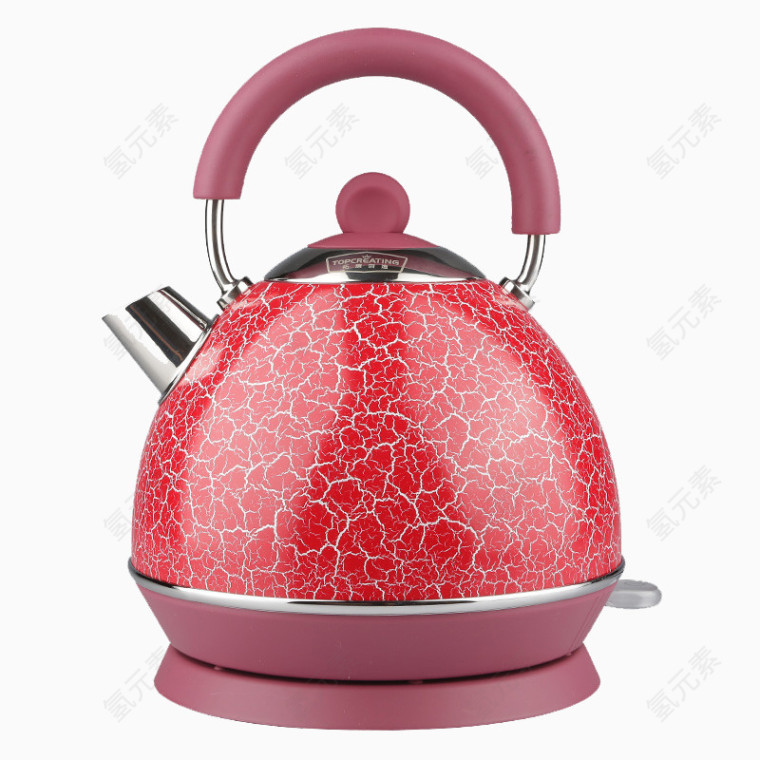 红色热水壶