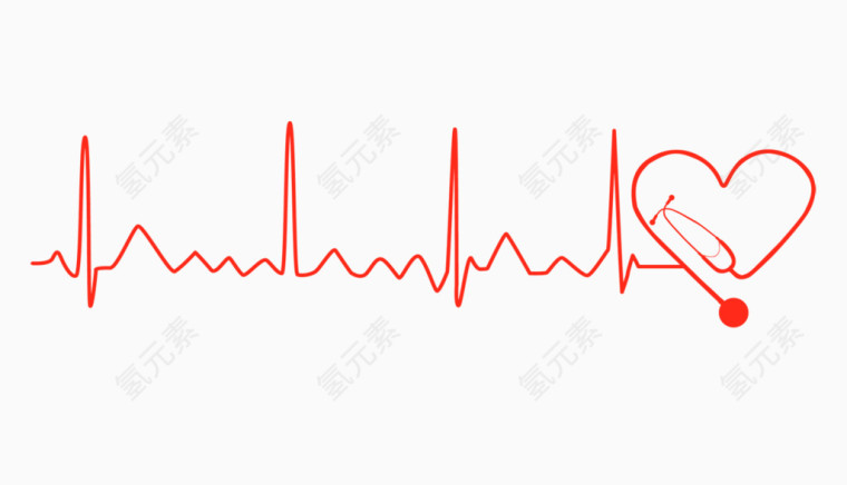 心形装饰心跳线