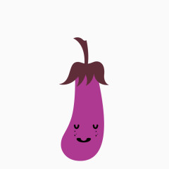 紫色哭泣茄子